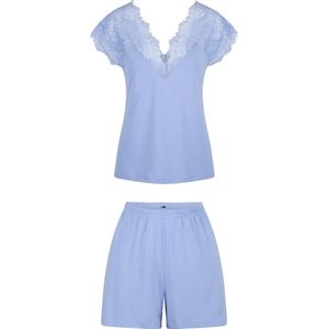 LingaDore - Shortama Set Misty Blue - maat XL - Blauw