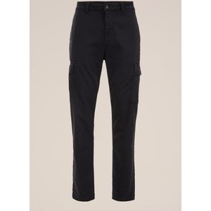 WE Fashion Heren tapered fit cargobroek met comfortstretch