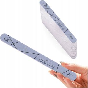 Mani King Nagelvijlen 100/180 Set van 25 stuks - Professioneel