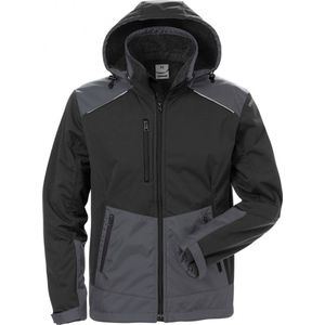 Fristads Softshell Winterjack 4060 Cfj - Zwart/Grijs - M