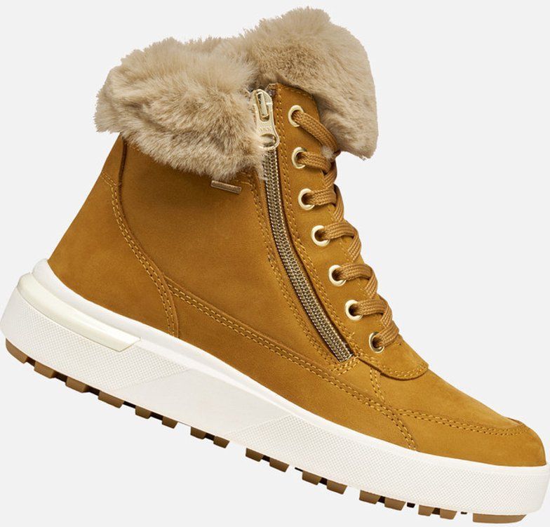 Geox - Dalyla ABX - Enkellaarsjes - Donkerbeige - Waterdicht