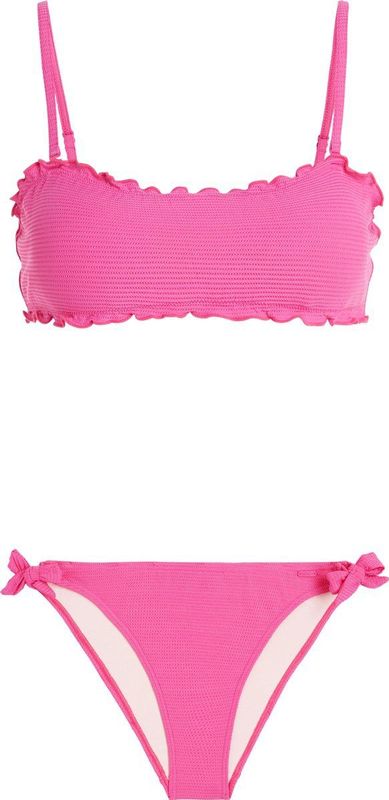 Protest Prtsidra – Bandeau bikini set Dames – Cheeky – Uitneembare vulling – Lipstickpink