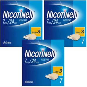 Nicotinell Nicotinepleisters 7mg - 3 x 7 stuks