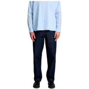 Selected Homme - Heren Jeans - Donkerblauw - Regular Fit - Denim