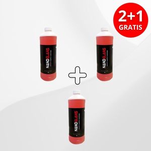 NANOGLANS auto shampoo conditioner 1L | 2+1 GRATIS | Grondige reiniging - Ontvet - Diepe glans - Bruikbaar als Foam