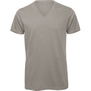 B&C Organic Cotton Inspire V-neck T-shirt CGTM044 - Light Grey - S