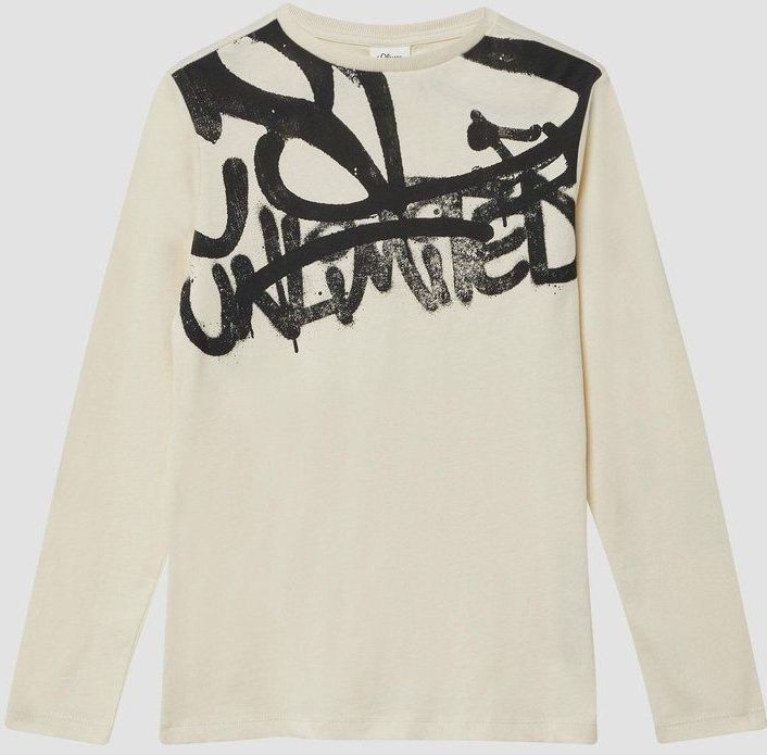 s.Oliver - Longsleeve - T-Shirt - Zwart