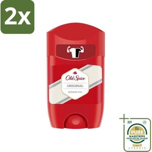 Old Spice - Original - High Endurance - Deodorantstick - Langdurige Frisheid - 50 g - Voordeelverpakking - 2 stuks - Deodorantstick - Langdurige frisheid