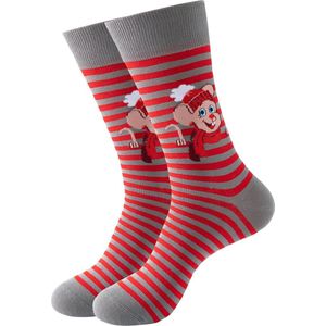 Kerstsokken - Kerstmuis - Nissebanden - Maat 36/40