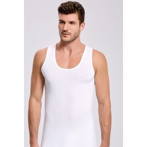 2 Pack Bamboe Comfortabele Onderhemd Voor Heren ilke®-Wit-2XL