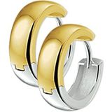 Huiscollectie 4200198 Bicolor gouden Oorring bol