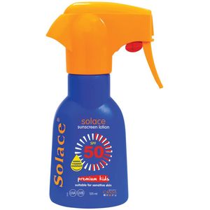Solace SPF50 125ml Zonnebrand Spray – Premium en Kids