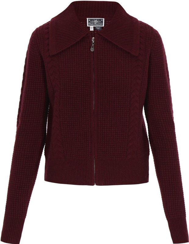 DreiMaster - Maritime - Vest - Kraag - Wafel- en Kabelpatroon