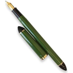 Sailor Fude-De-Mannen Script Kalligrafie Pen Bamboe Groen Nib Angle 55 °C + Converter + 12 Cartridges