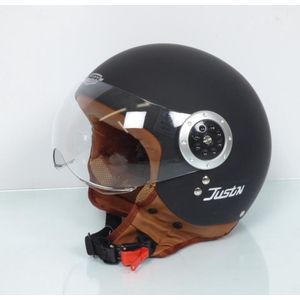 Casque jet Torx Justin Black Matt noir mat Taille S 55-56cm pour moto scooter Neuf