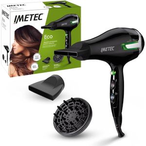 Imetec ECO SE91000 haardroger 1400 W Zwart, Groen, Wit