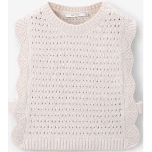 Sissy-Boy - Witte spencer met geschulpte randen