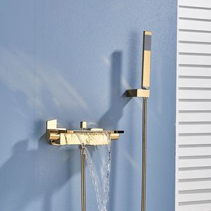 OxyFlowzy® - Productgigant- Badkraan - watervalkraan - incl. planchet - Goud