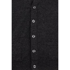 William Lockie - Vest - Grijs - Effen - Lamswol