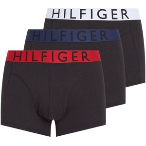 Tommy Hilfiger Contrast Waistband Trunk Boxershorts Heren (3-pack) - Maat S