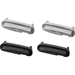 kwmobile verbindingsadapter horlogebandje geschikt voor Xiaomi Redmi Watch 3 Active / Redmi Watch 3 Lite - Voor 20mm bandjes - Set van 4 - Geen gereedschap nodig