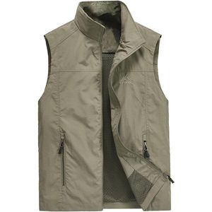 Heren Mouwloos Vest Outdoor Jack voor Casual Activiteiten