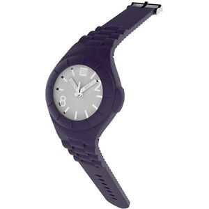 TOO LATE - siliconen horloge - MASH UP LORD REG - Ø 40 mm - violet