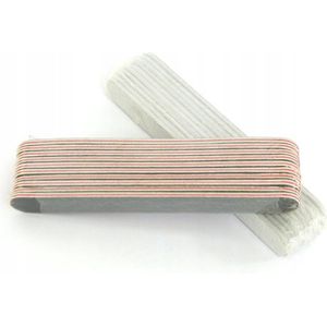 3x Nagelvijl Wit Recht Breed Duurzaam 100/100