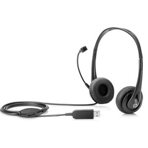 HP Stereo USB Headset Bedraad Hoofdband Kantoor/callcenter Zwart