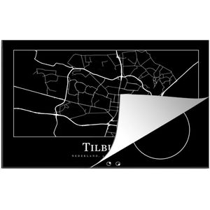 Inductie beschermer - Inductie Mat - Kookplaat beschermer - Kaart - Tilburg - Stadskaart - Plattegrond - Inductie beschermer - Inductie Mat - Kookplaat Beschermer - 80.2x52.2 cm - Afdekplaat inductie - Inductiebeschermer