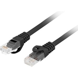 Lanberg - Cat6 UTP Ethernet-netwerkkabel 2 m zwart PCU6-10CU-0200-BK