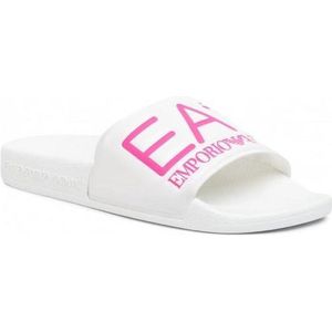 Armani  EA7 Badslippers White Pink Fluo