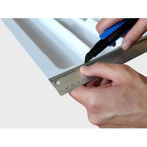 Bestekbak voor schuifladen 40 cm - praktisch opbergsysteem voor laden - ladeverdelers - lade-organizer - wit - Alusfera Cutlery Organizer