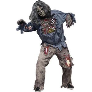 FUNWORLD - Griezelig zombie kostuum voor heren - M / L