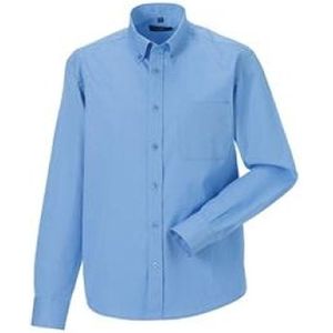 Overhemd Russell 916M lange mouw blauw maat L