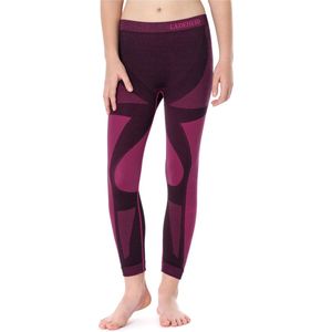 Ladeheid Kinderen Thermobroek - Sport - Thermoactieve - Lang - Polyamide - LA-SS-Kids-Therm1-Pants - Zwart/Roze (Kinderen) - 2 - 122-128
