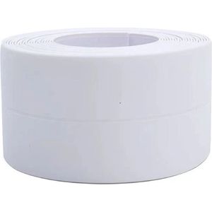 Rand afdichting tape 3,2 meter badkamer douche wastafel - afdicht strip tape Wit pvc Zelfklevend plak band waterdichte ]
