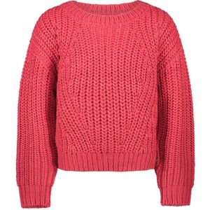 Like Flo - Djuna Flo girls heavy knit - Raspberry - Maat 104