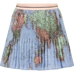 Meisjes rok plissee - Nulan - Kentucky blauw