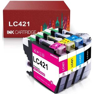 Huismerk Inktcartridges Brother LC-421XL Multipack - 4 Stuks