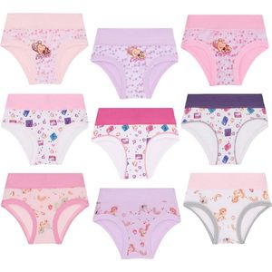 Katoenen meisjesondergoed 9 stuks