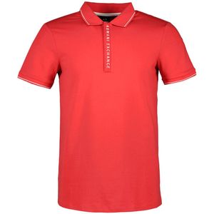 Armani Exchange - 8nzf71z_jh2zu - Poloshirt - Rood - Korte Mouw