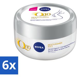 NIVEA - Bodycrème - Q10 Plus Verstevigend - Met Soja - Alle Huidtypes - 300 ml - Voordeelverpakking - 6 stuks
