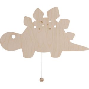 Baby's Only Houten wandlamp babykamer & kinderkamer - Dino - Wonder - Bruin - FSC-keurmerk - Duurzame ledverlichting - 25.000 branduren - Eenvoudig aan de muur te bevestigen