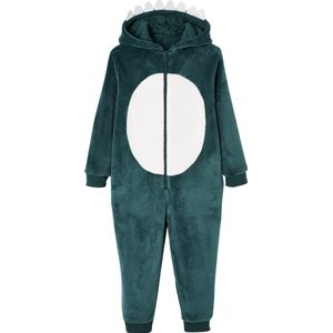 Vertbaudet - Jumpsuit Dinosaurus - Pluchen Polyester