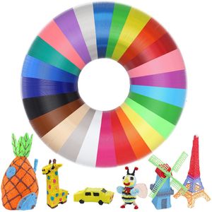 3D Pen Filament - Filament PLA Vullingen Voor 3D Pen- 25 Kleuren PLA & ABS - 1.75 mm Diameter - Compatibel met 3D Pennen & Printers - 3D-printerfilament navulverpakking Totale lengte 125 m