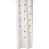 Vertbaudet - Hanoi - Zeefgordijn - 105 x 180 cm - Wit