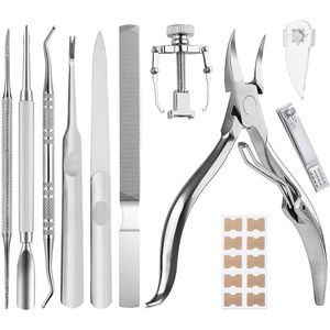 Correctieset voor ingegroeide teennagels - 11 Delige Voetnagelset voor Pedicures