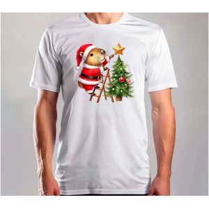 Warm Capy Knuffelmas - T Shirt - MerryChristmas - ChristmasVibes - Funny - Sarcasm - VrolijkKerstfeest - Kerstmis - Grappig - Sarcasme - Capybara - Capy