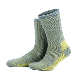 GoWith-2 paar-alpaca wollen sokken-diabetes wollen sokken-volledige badstof-huissokken-thermosokken-cadeau sokkenmaat 39-42